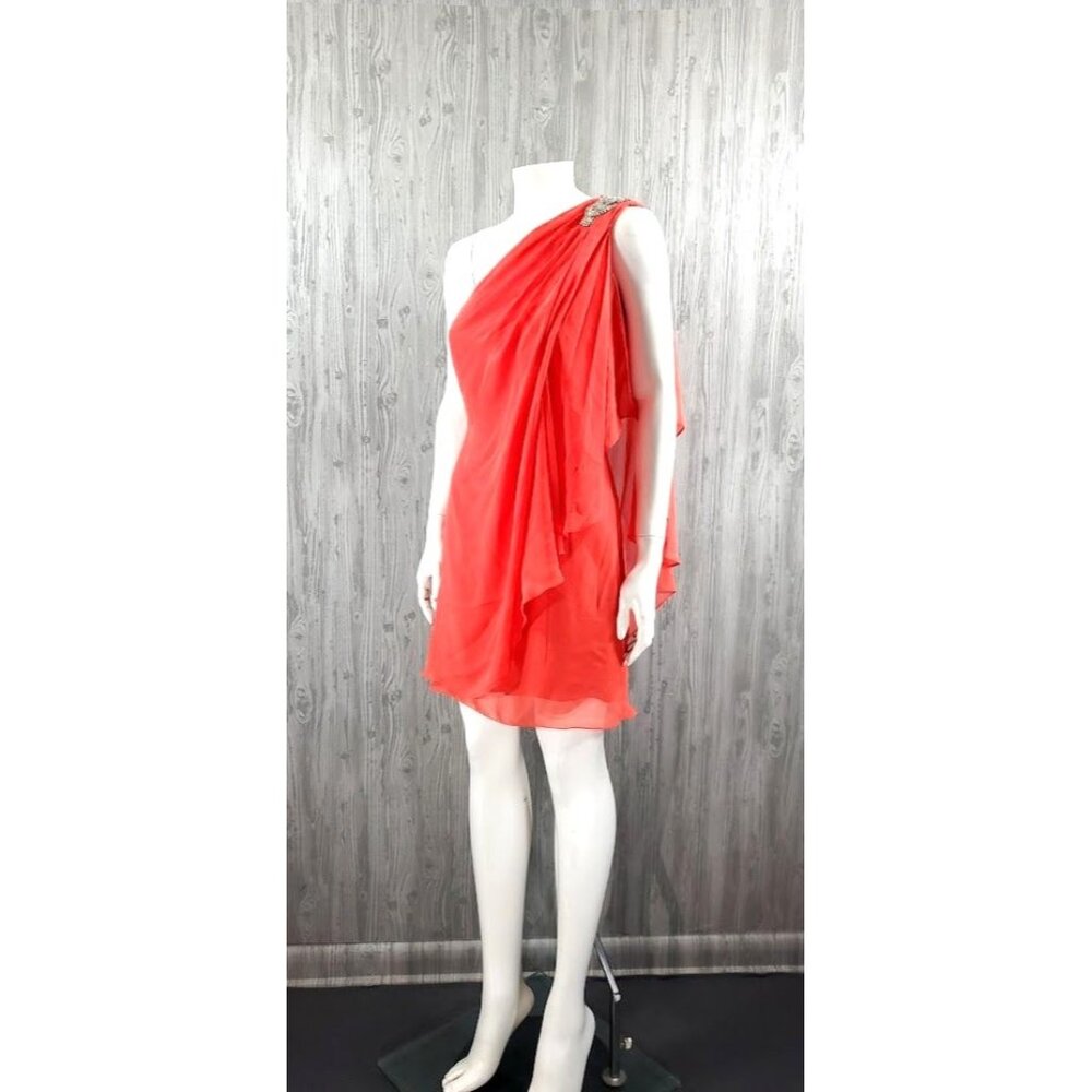 Vintage Cache Orange Cocktail Dress